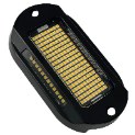 Amber/white switchback rock light pod